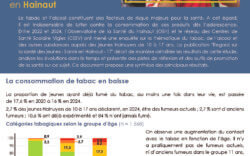 Santé en Hainaut n°17 – Synthèse - Consommation de tabac, d'alcool et d'autres substances chez les jeunes en Hainaut